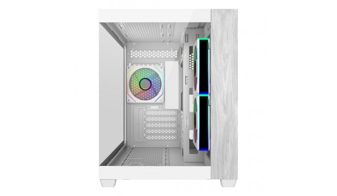 Cooler Master mini-tornikorpus Elite 481 Wood, valge