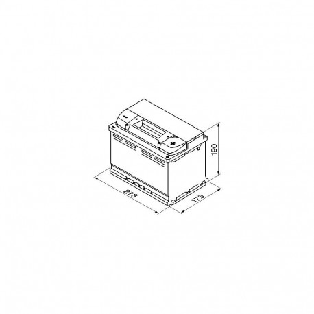 Bosch S4 008 74Ah 680A 278x175x190 -+