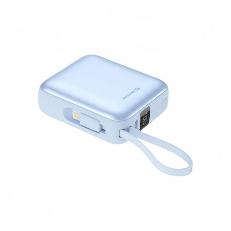 Akupank Swissten 10000 mAh juhtmetega, helesinine