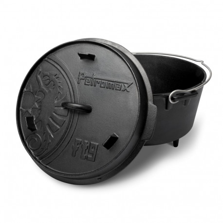 PETROMAX ketaus puodas Dutch oven su kojelėm, ft9, 7,5l