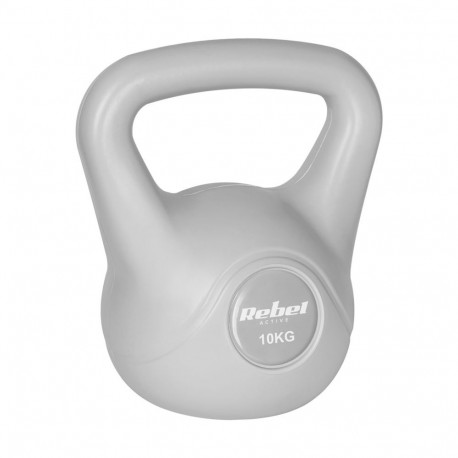 REBEL ACTIVE kettlebell 10kg, bituumenhall