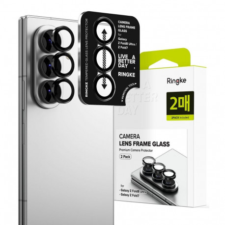 OSŁONA APARATU RINGKE CAMERA FRAME 2-PACK GALAXY Z FOLD 7 / 8 ULTRA BLACK