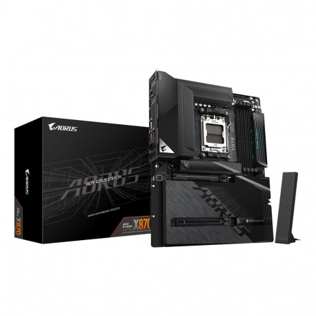 GIGABYTE X870 AORUS STEALTH Motherboard - Supports AMD Ryzen 9000 CPUs, 16+2+2 Phases Digital VRM, u