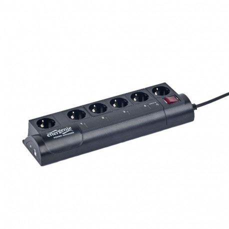 EnerGenie ülepinge kaitse EG-PMS2 6 AC pistikupesa 220–230, must