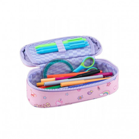PENCIL CASE HELLO KITTY CAMPUS PINK 1