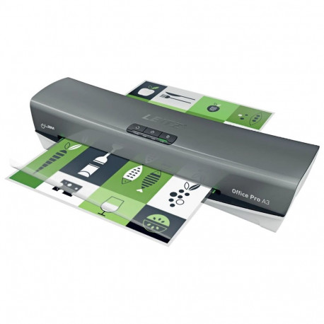 Laminator - Leitz iLAM Office Pro A3 800 mm/min, 0.6 mm, Silver