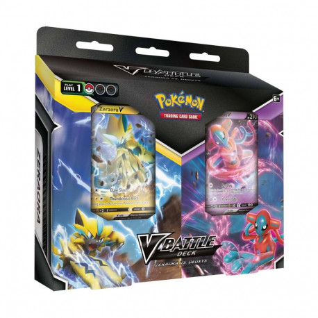 Trading Card Game - Pokémon TCG: V Battle Deck Zeraora Vs. Deoxys 120 Cards