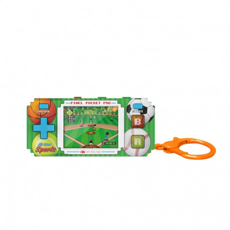MY ARCADE PIXEL POCKET PRO ALL-STAR SPORTS nešiojama žaidimų konsolė 18 žaidimų viename