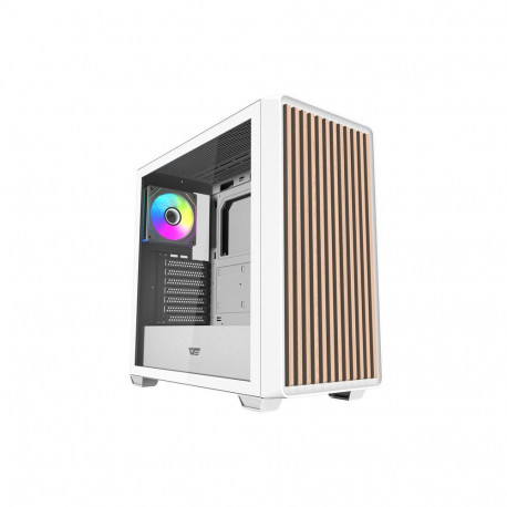 Darkflash DS900WD ATX computer case (White) + 4 fans