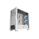 Darkflash DS900WD ATX computer case (White) + 4 fans
