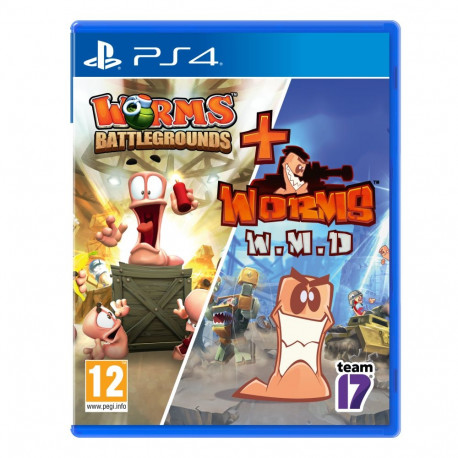 Worms Battlegrounds ja Worms WMD topeltpakett PS4 (5056208805409)
