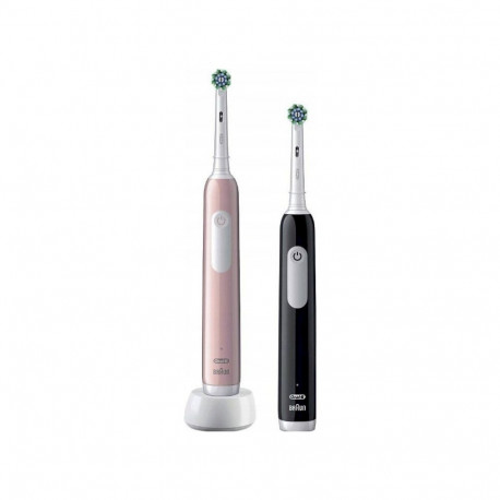 Oral-B Pro 1 Duo pack Electric toothbrush black/pink