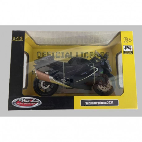 MSZ Die-cast model Suzuki Hayabusa 2024 Motorcycle, scale 1:12