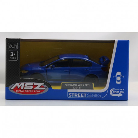 MSZ metallist mudelauto Subaru WRX STI, skaala 1:40