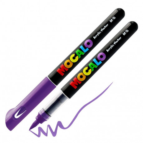 M&G Mocalo akrüülmarker pintselotsaga - Lilac 802