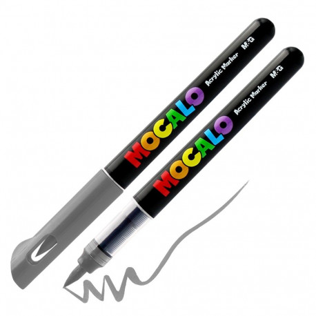 M&G Mocalo akrüülmarker pintselotsaga - Grey 912