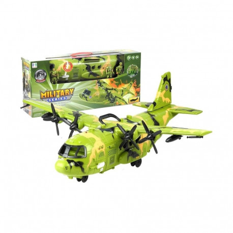 Ogromny Samolot Wojskowy Militarny Figurki 64 cm