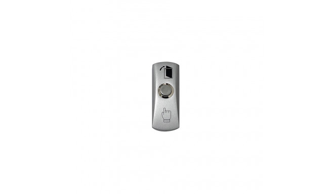 Exit Button, Cinz Alloy, No/Com, surface mounted