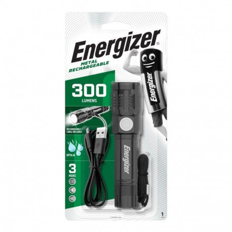 Energizer metala uzladejama gaisma 300lm IPX4 (7638900436914)