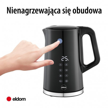 Electric Kettle - ELDOM C540 Jetty 1.7L, 4 Temperature Settings, Auto Power Off
