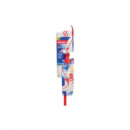 Cleaning Tool - Vileda 1-2 Spray MAX Mop 0.6L Water Tank, 360° Rotation, Red