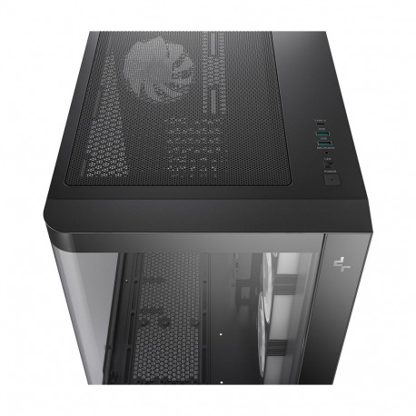 DeepCool - CG530U Tower Case, ATX/ITX, Tempered Glass, Black