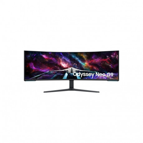 Samsung G95NC computer monitor 144.8 cm (57") 7680 x 2160 pixels Dual UHD QLED White