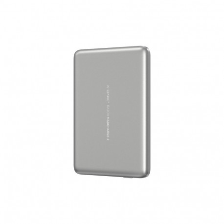 X-ONE Razor 2 Magcharge Ultraslim (7,6mm) powerbank compatible with MagSafe 5000mAh - silver