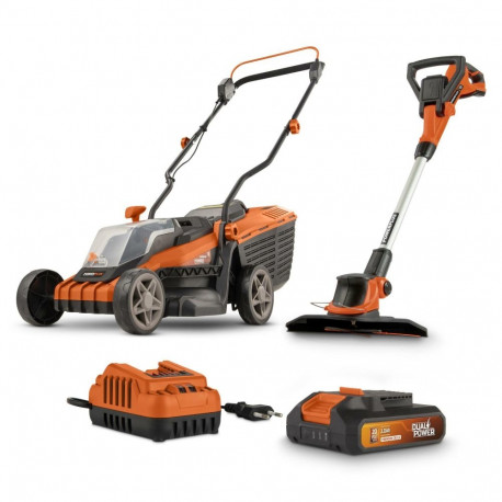 Powerplus POWDPG75567 harjadeta aiatööriistade komplekt, 20V 2.0Ah, laadija 2.0A, 2 akut, 340mm, 25-