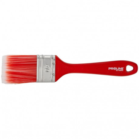 Pędzel płaski standard 40mm,rączka plastik,olej,proline