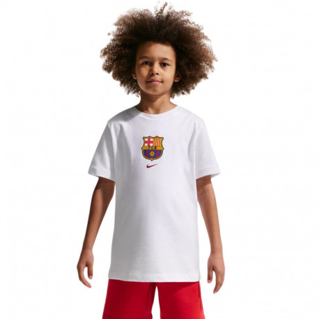 Koszulka dla dzieci Nike FC Barcelona biała IM1708 100 M