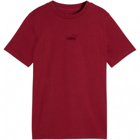 Koszulka dla dzieci Puma ESS Small No.1 Logo Centered Tee brązowa 692975 23 152cm