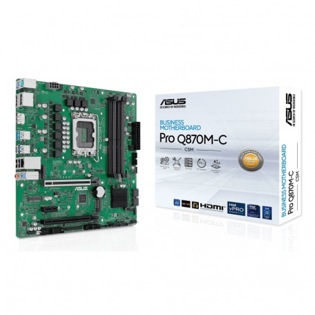 Motherboard - ASUS PRO Q870M-C-CSM, LGA 1851, DDR5, 256 GB