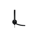 Logitech H570e Stereo MS Teams Wired Headset USB-A, Black