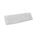 Keyboard Nautilus US slim white