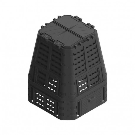 kompostikast 740L, must