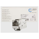 METZ CONNECT E-DAT modul Keystone Cat.6A Jack 180?, 12er VPE
