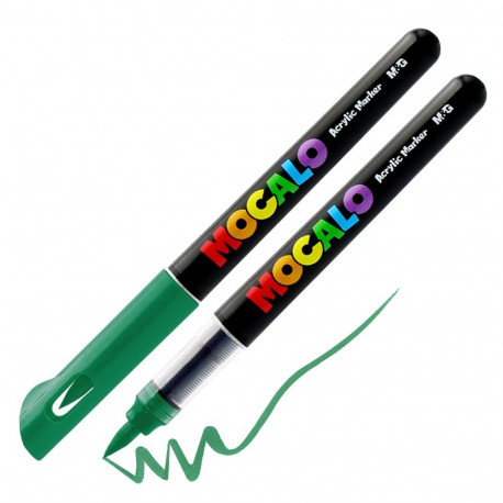 M&G Mocalo akrüülmarker pintselotsaga - Emerald 509