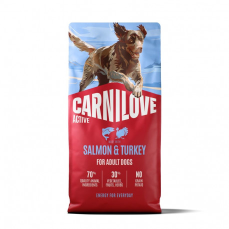 Carnilove Active Salmon & Turkey Adult dog food 12kg