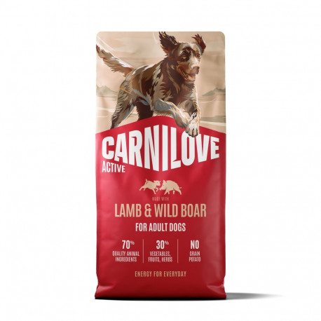 Carnilove Active Lamb & Wild Boar Adult dog food 12kg