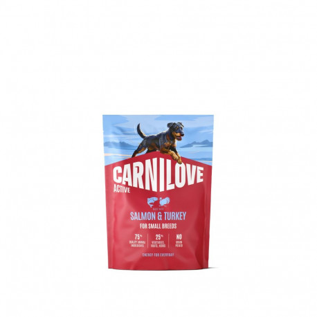Carnilove Active Salmon & Turkey Adult Small Breed dog food 1.5kg