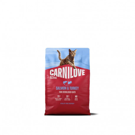 Carnilove Active Salmon & Turkey Adult Sterilised cat food 2kg