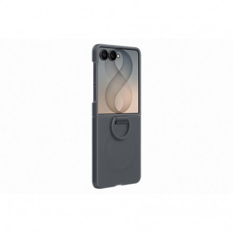Samsung Galaxy Flip8 Silicone Ring Magnet Case Black