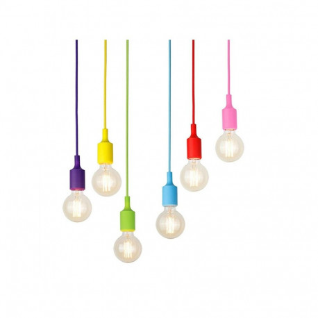 ZD74L Lampa sufitowa 6 ramion tęcza
