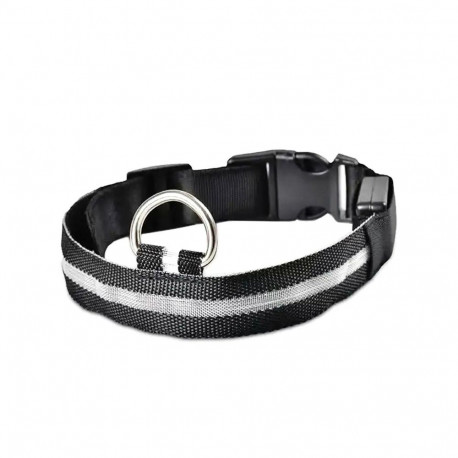 kaelarihm AG232D LED-valgustusega 32-37cm, must