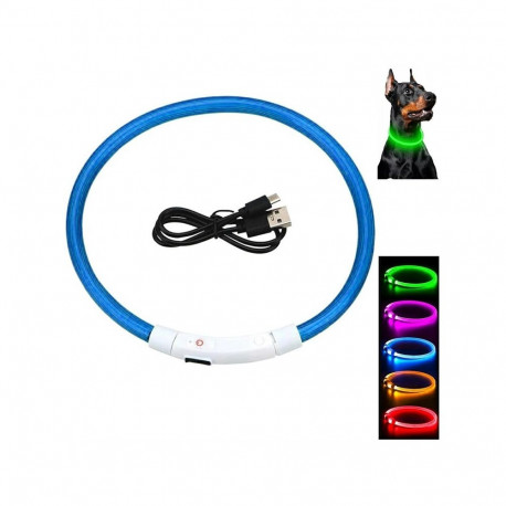 Kaelarihm DA269A reguleeritav LED-valgustusega, RGB