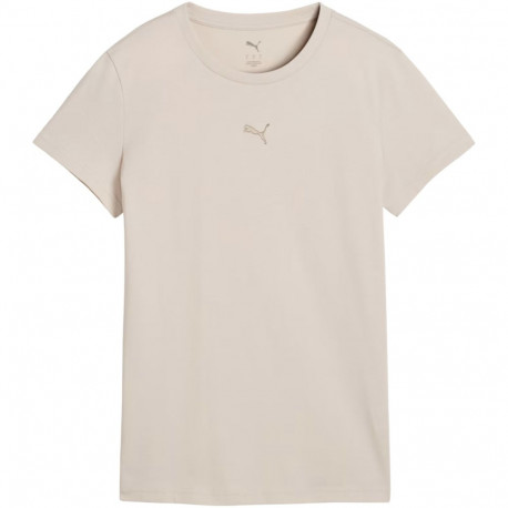 Puma naiste t-särk 692916 82 L Ess keskelt kassilogoga, helebeež