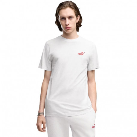Koszulka męska Puma ESS Small No.1 Logo Tee(s) jasnoszara 682535 05 S