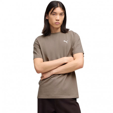 Koszulka męska Puma Wardrobe Ess Tee ciemnobeżowa 629644 81