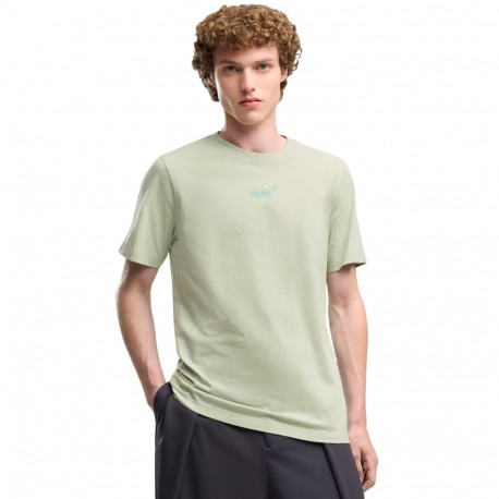Koszulka męska Puma ESS Small No.1 Logo centered Tee jasnozielona 692912 28 L